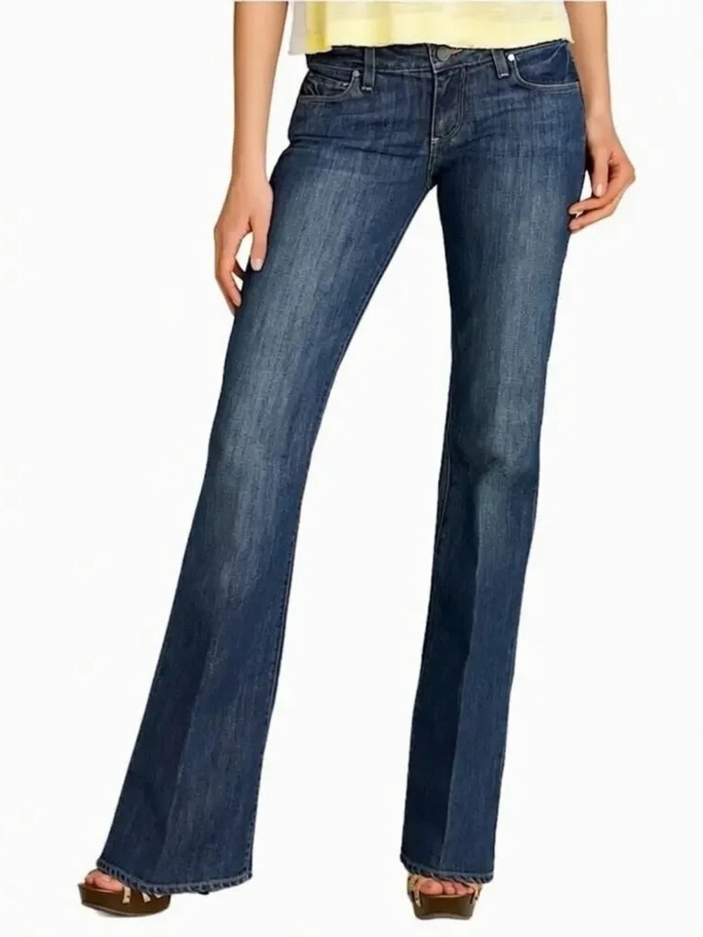 NWOT. Paige. Laurel Canyon Low Rise Bootcut. McKinley w/Crease Wash. size 30.